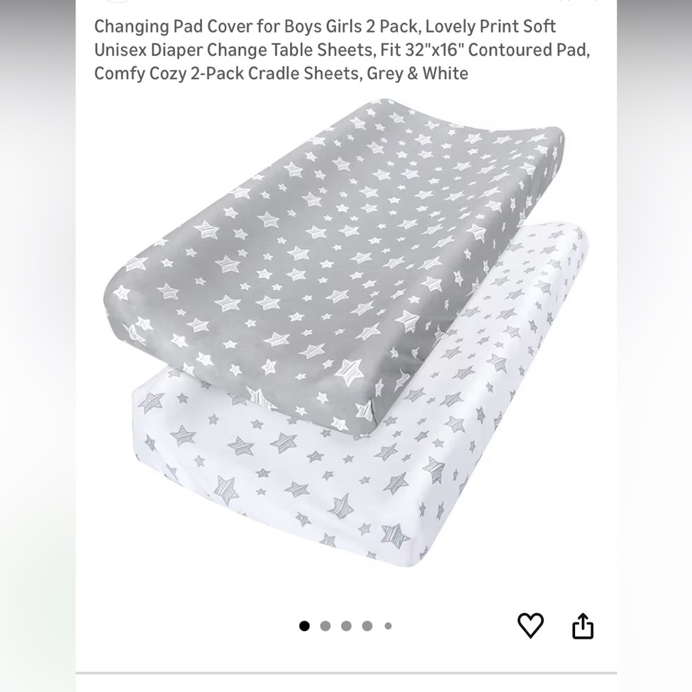 BABY CHANGE PAD 2 COVERS